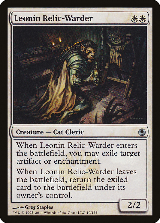 Leonin Relic-Warder (010) - Mirrodin Besieged