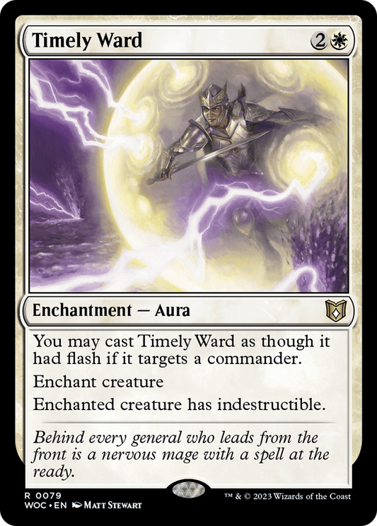 Timely Ward (079) - Wilds of Eldraine Commander