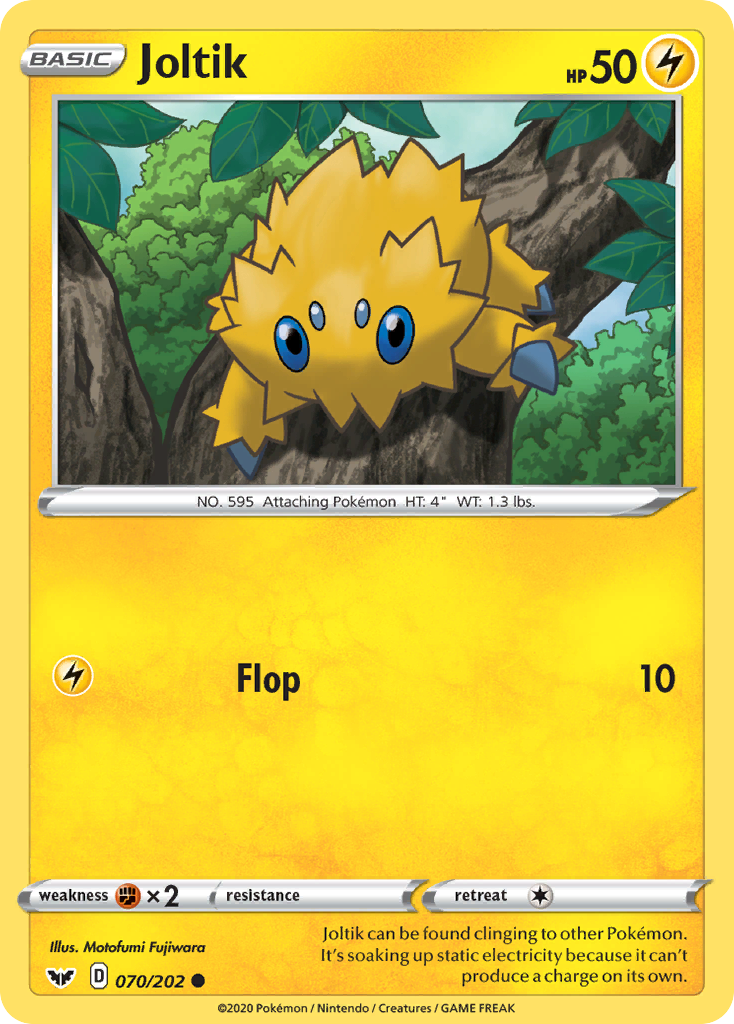 Joltik (070/202) [Sword & Shield: Base Set] | Silver Goblin