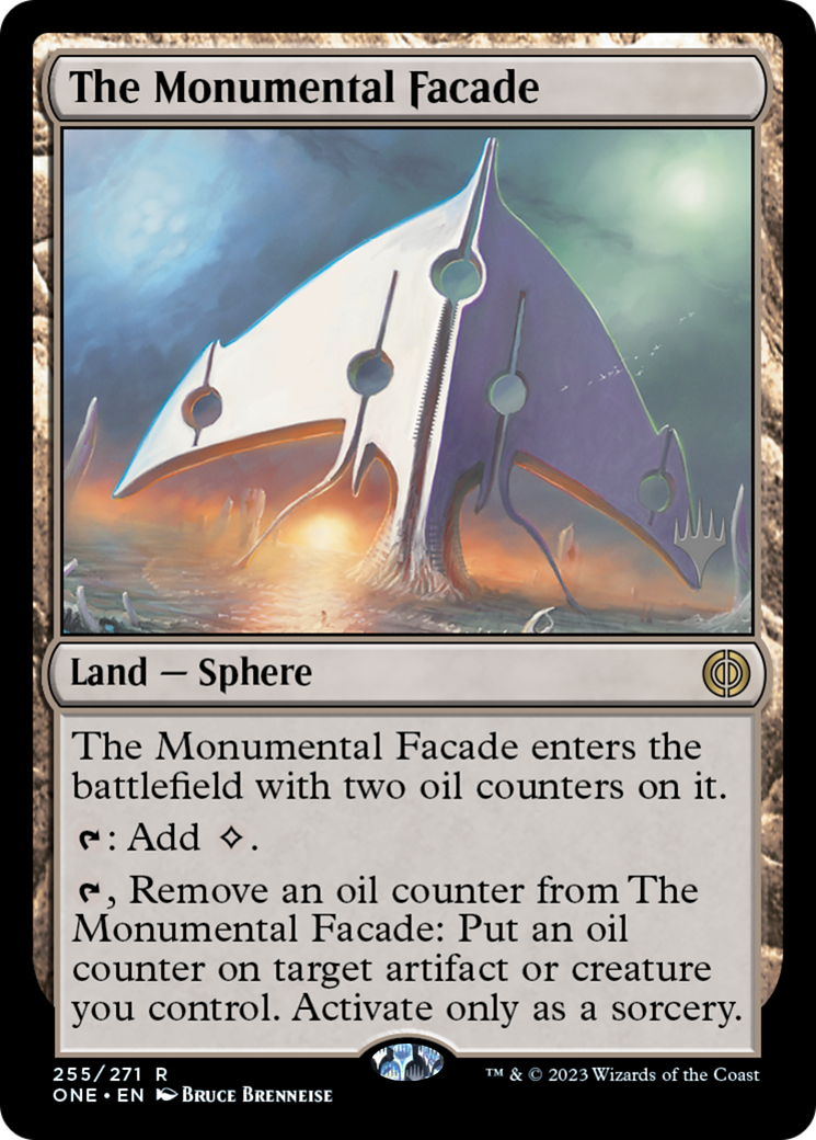 The Monumental Facade (255) - Phyrexia: All Will Be One Promos
