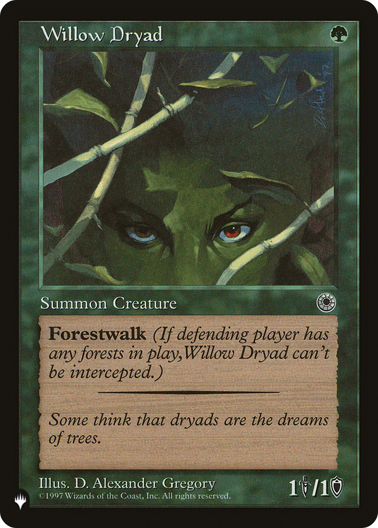 Willow Dryad (Retro) (POR-193) - The List