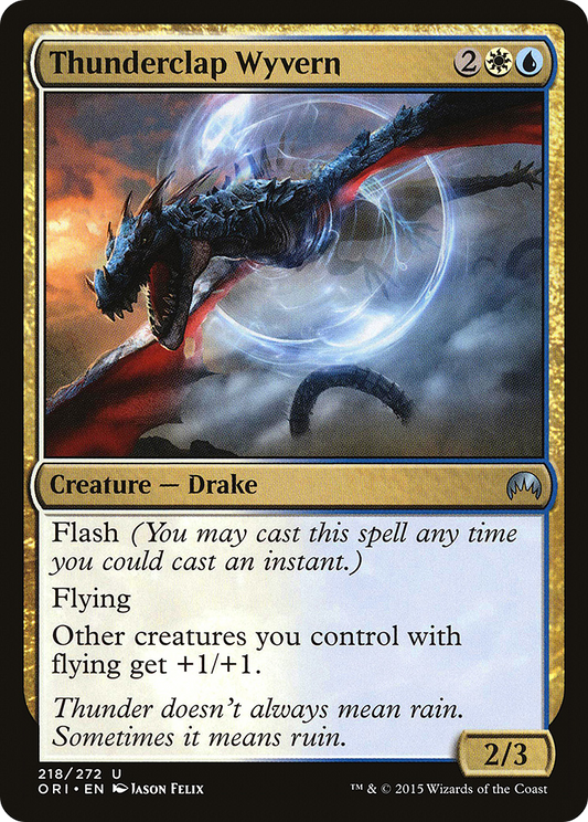 Thunderclap Wyvern (218) - Magic Origins