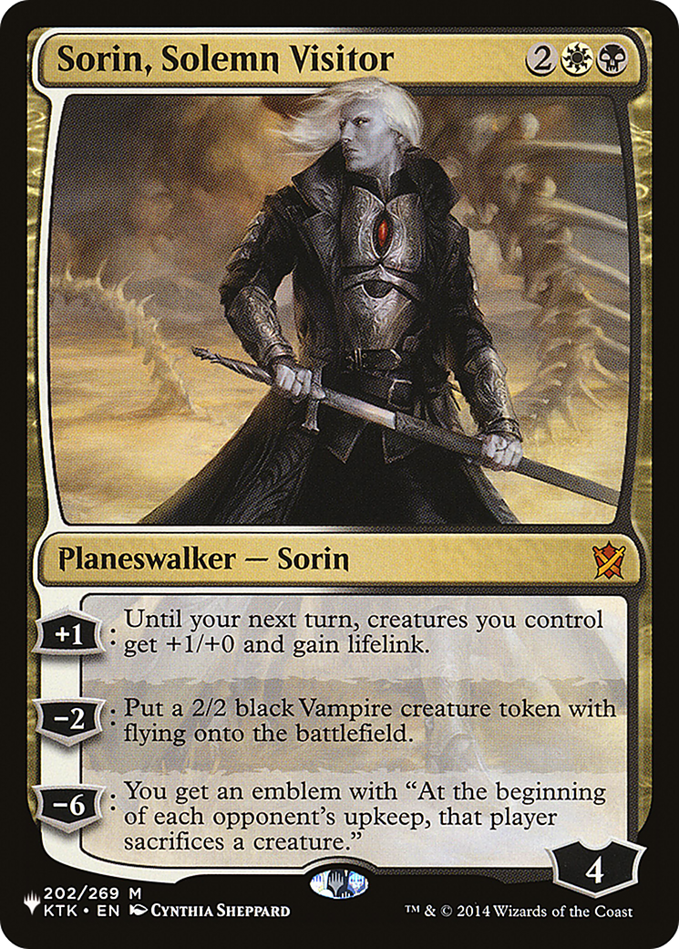 Sorin, Solemn Visitor [The List Reprints] | Silver Goblin