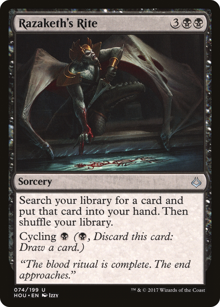 Razaketh's Rite (074) Foil - Hour of Devastation