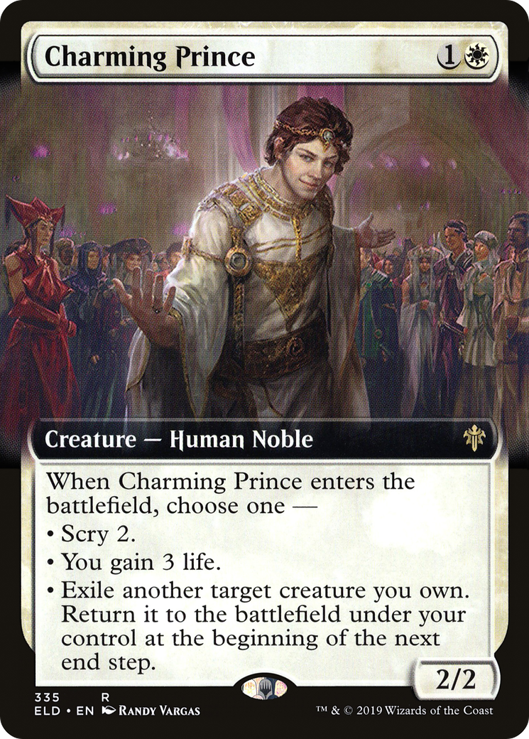 Charming Prince (Extended Art) (335) Foil - Throne of Eldraine