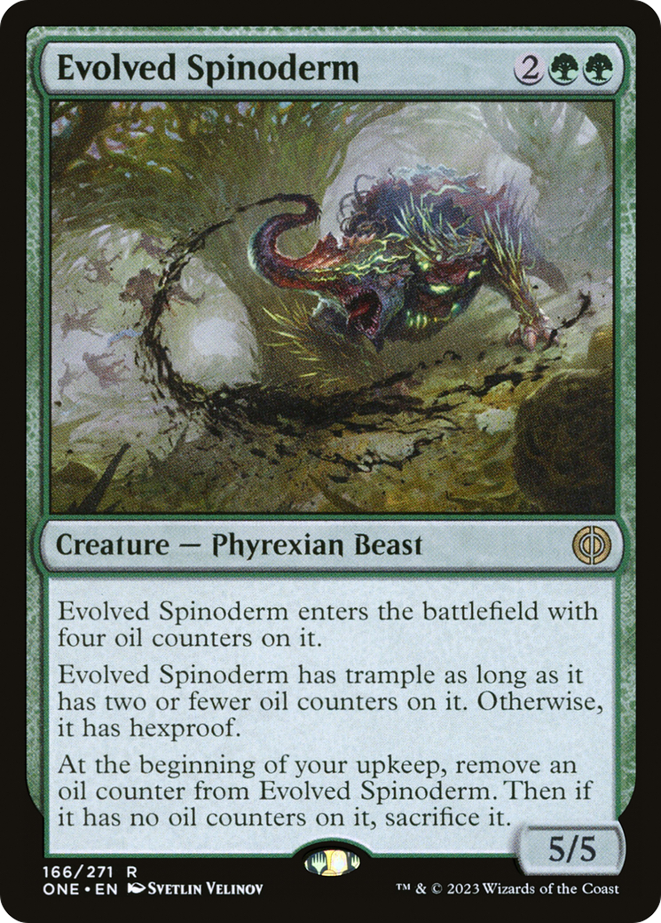 Evolved Spinoderm (166) Foil - Phyrexia: All Will Be One