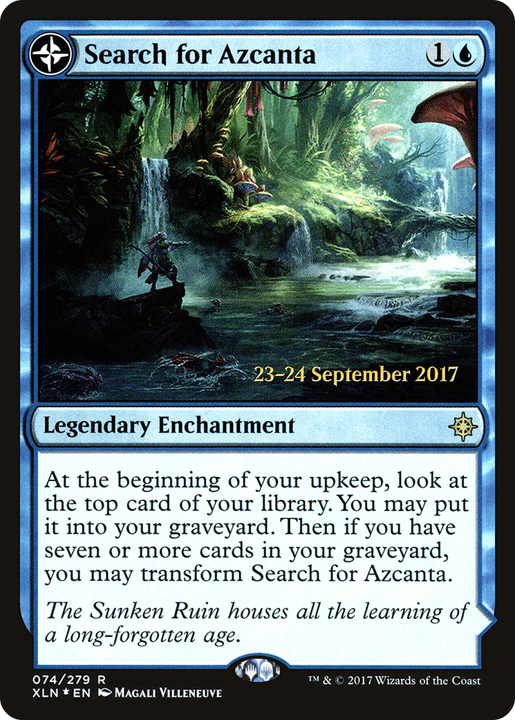 Search for Azcanta // Azcanta, the Sunken Ruin (74s) Foil - Ixalan Promos