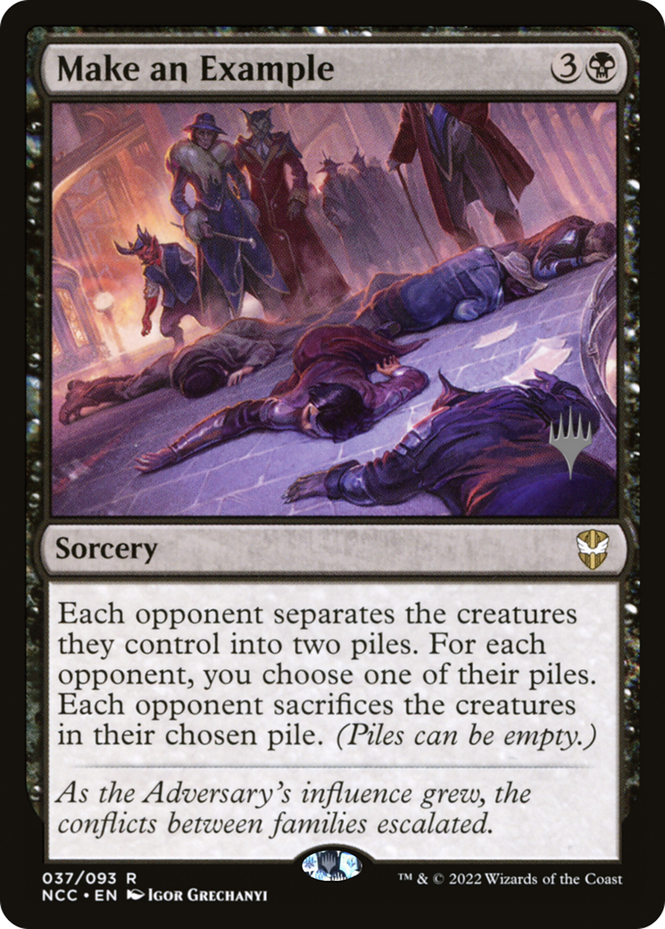 Make an Example (37p) Foil - New Capenna Commander Promos