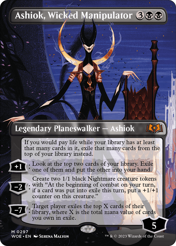 Ashiok, Wicked Manipulator (297) Foil - Wilds of Eldraine