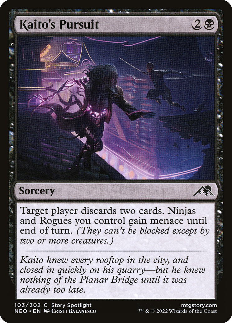 Kaito's Pursuit (103) - Kamigawa: Neon Dynasty