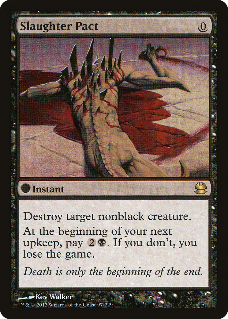 Slaughter Pact (097) Foil - Modern Masters