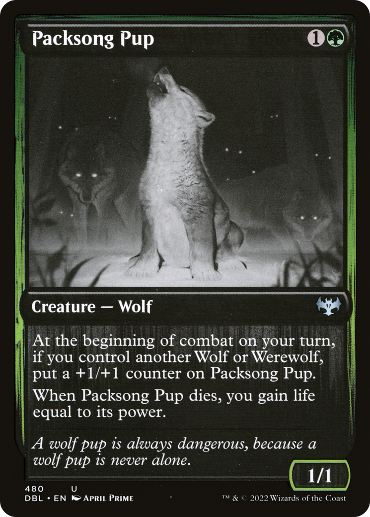 Packsong Pup (480) Foil - Innistrad: Double Feature