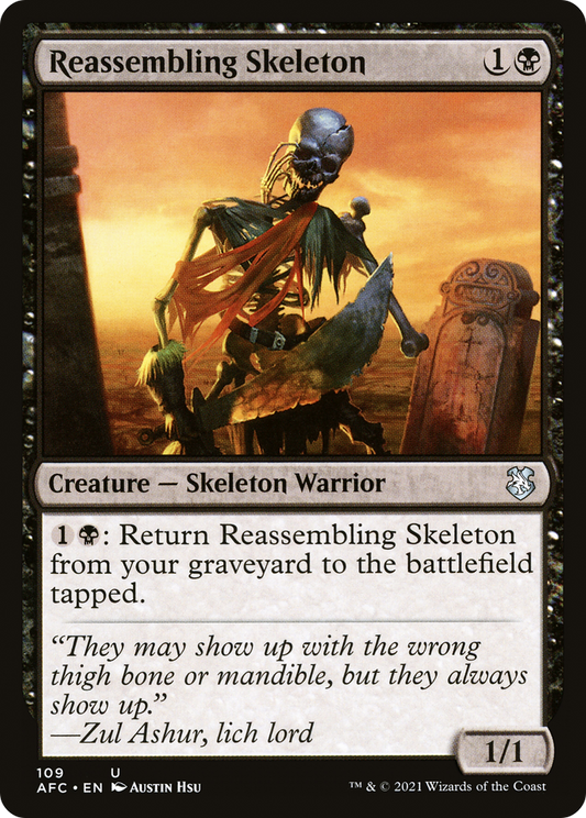 Reassembling Skeleton (109) - Forgotten Realms Commander
