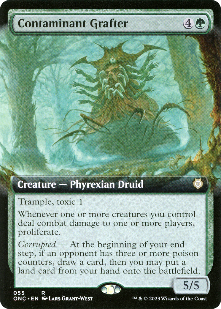 Contaminant Grafter (Extended Art) (055) - Phyrexia: All Will Be One Commander