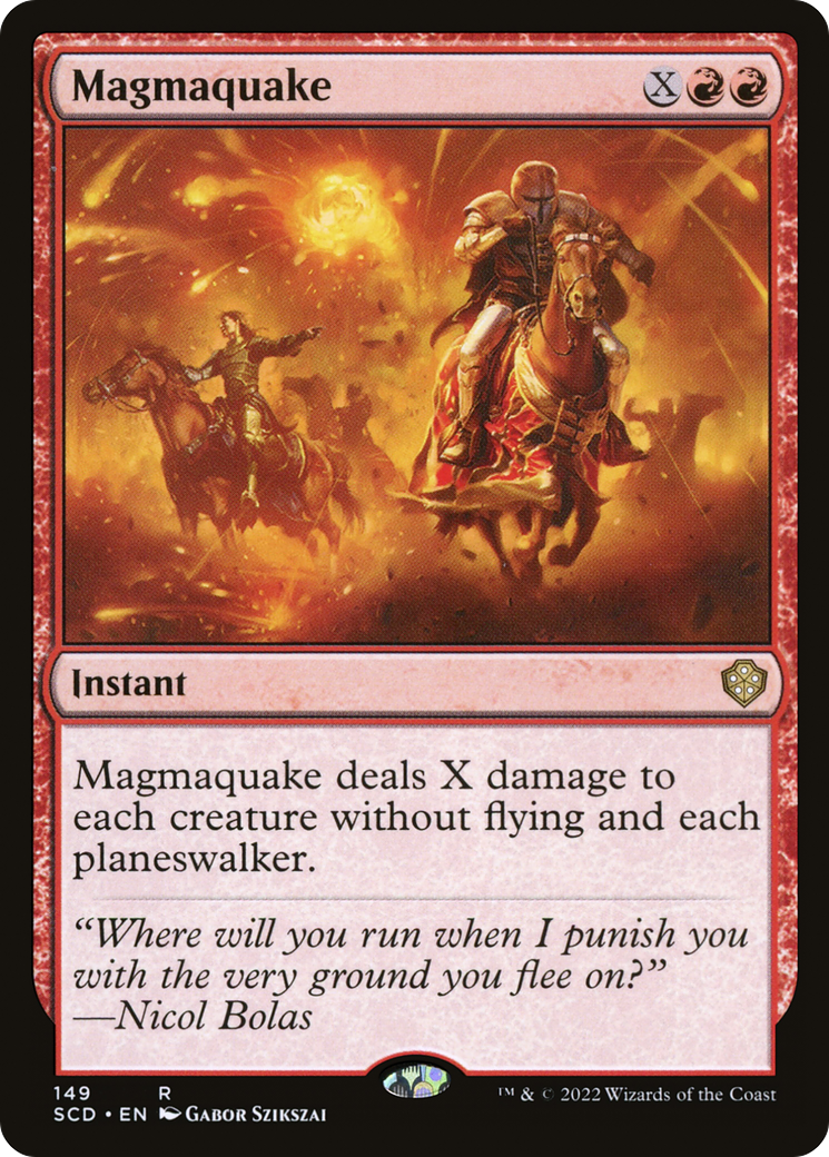 Magmaquake (149) - Starter Commander Decks