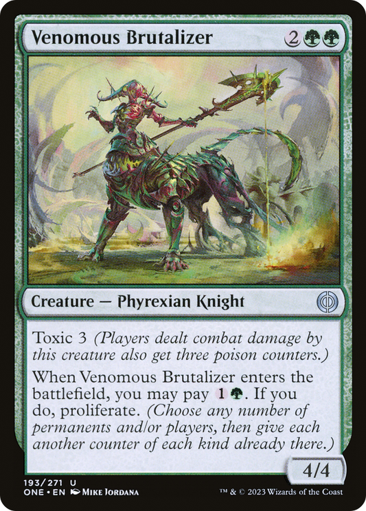 Venomous Brutalizer (193) Foil - Phyrexia: All Will Be One