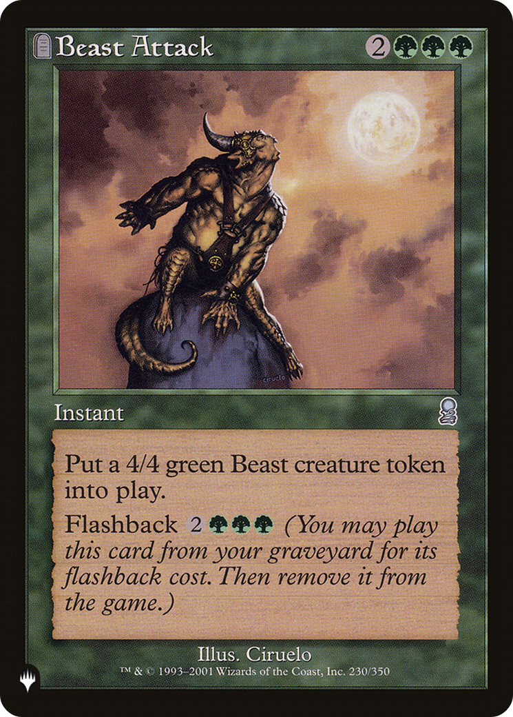 Beast Attack (Retro) (ODY-230) - The List
