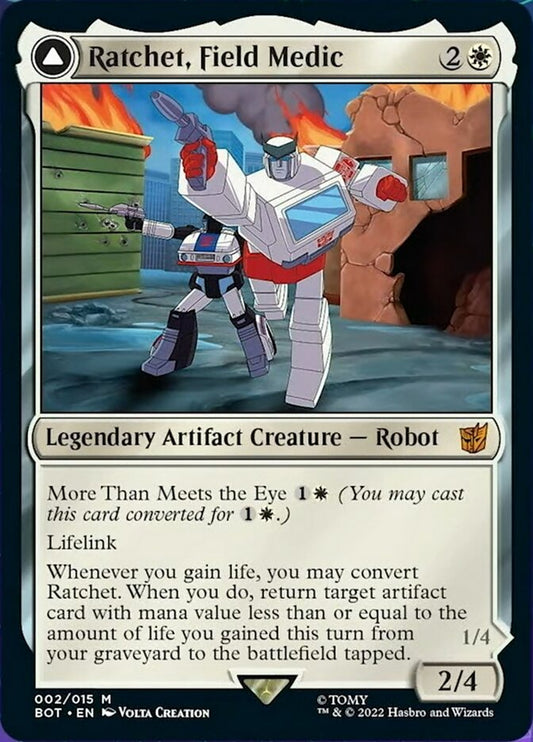 Ratchet, Field Medic // Ratchet, Rescue Racer [Transformers] Foil