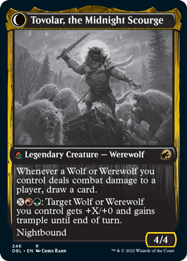 Tovolar, Dire Overlord (246) Foil - Innistrad: Double Feature