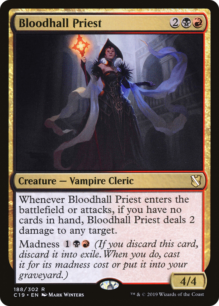 Bloodhall Priest (188) - Commander 2019