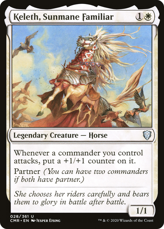 Keleth, Sunmane Familiar (028) - Commander Legends