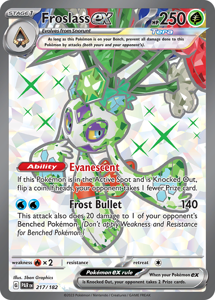 Froslass ex (217/182) [Scarlet & Violet: Paradox Rift] | Silver Goblin