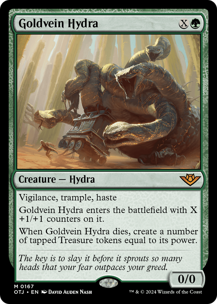 Goldvein Hydra (167) Foil - Outlaws of Thunder Junction