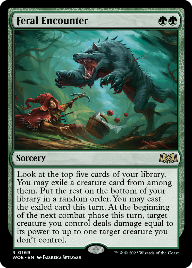 Feral Encounter (169) - Wilds of Eldraine