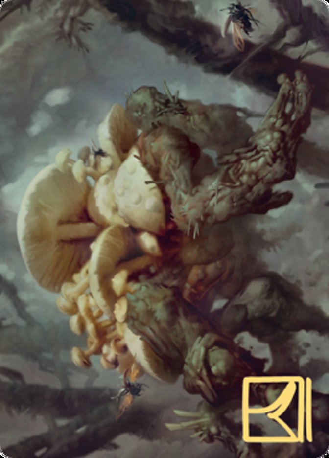 Swarm Shambler Art Card (Gold-Stamped Signature) [Zendikar Rising Art Series] | Silver Goblin