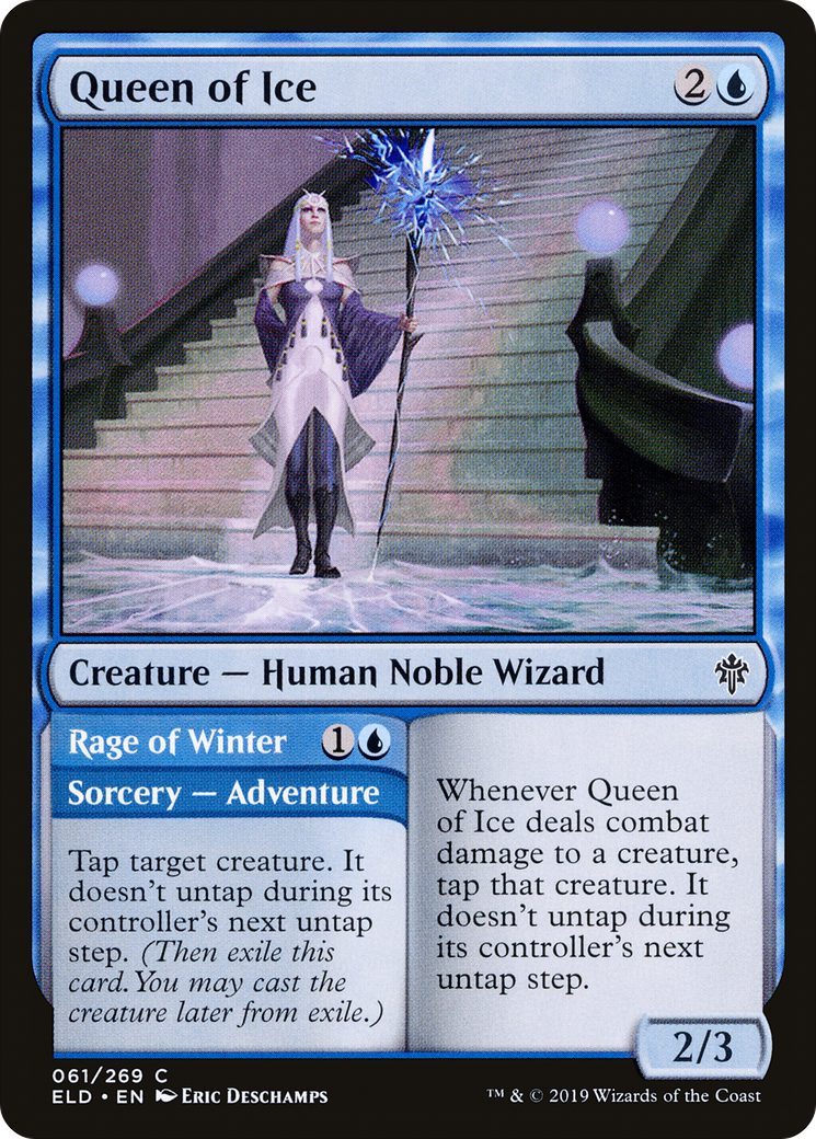 Queen of Ice (061) Foil - Throne of Eldraine