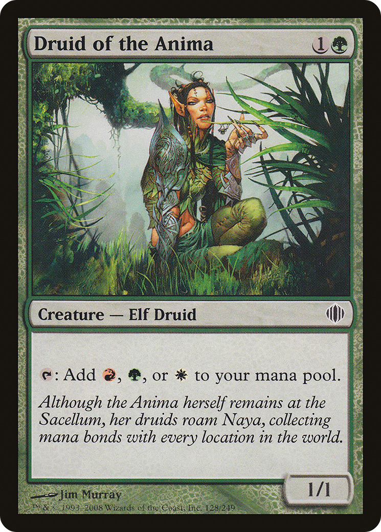 Druid of the Anima (128) Foil - Shards of Alara