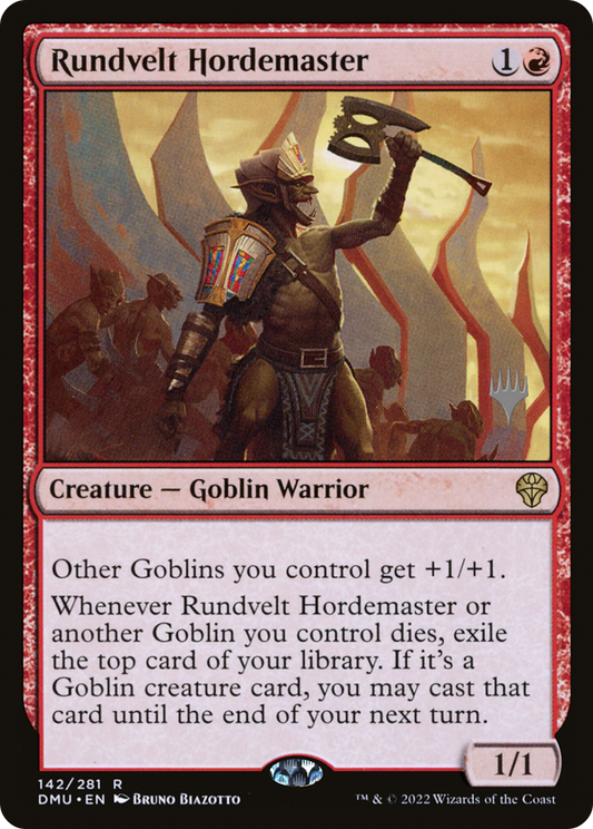 Rundvelt Hordemaster (Promo Pack) [Dominaria United Promos] Foil