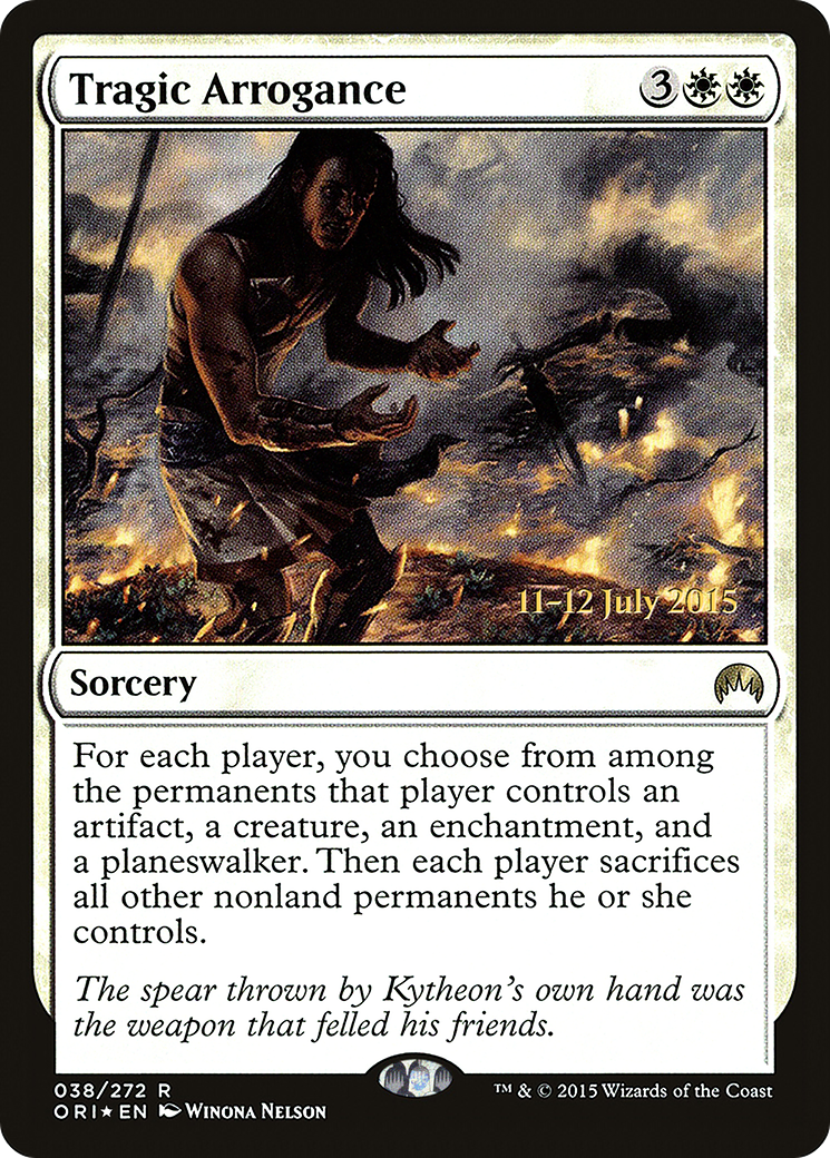 Tragic Arrogance (038) Foil - Magic Origins Promos