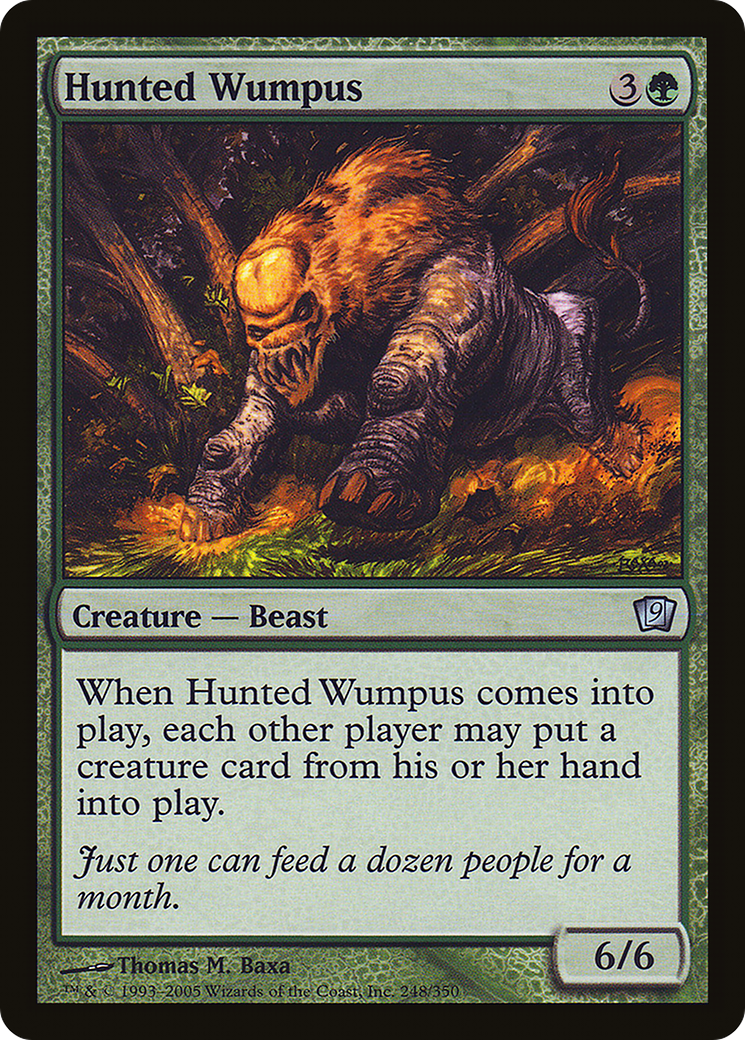 Hunted Wumpus (248) Foil - Ninth Edition