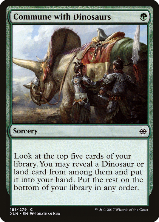 Commune with Dinosaurs (181) - Ixalan