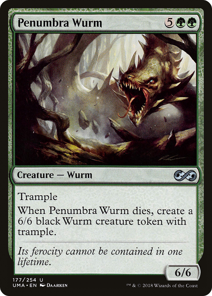 Penumbra Wurm (177) Foil - Ultimate Masters
