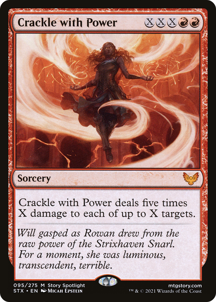 Crackle with Power (095) Foil - Strixhaven: School of Mages