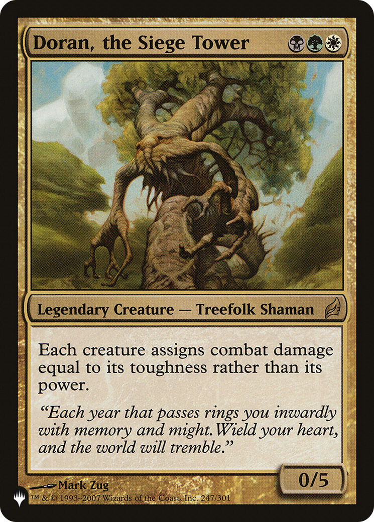 Doran, the Siege Tower (LRW-247) - The List