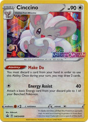 Cinccino (SWSH009) (Prerelease Promo) [Sword & Shield: Black Star Promos] | Silver Goblin