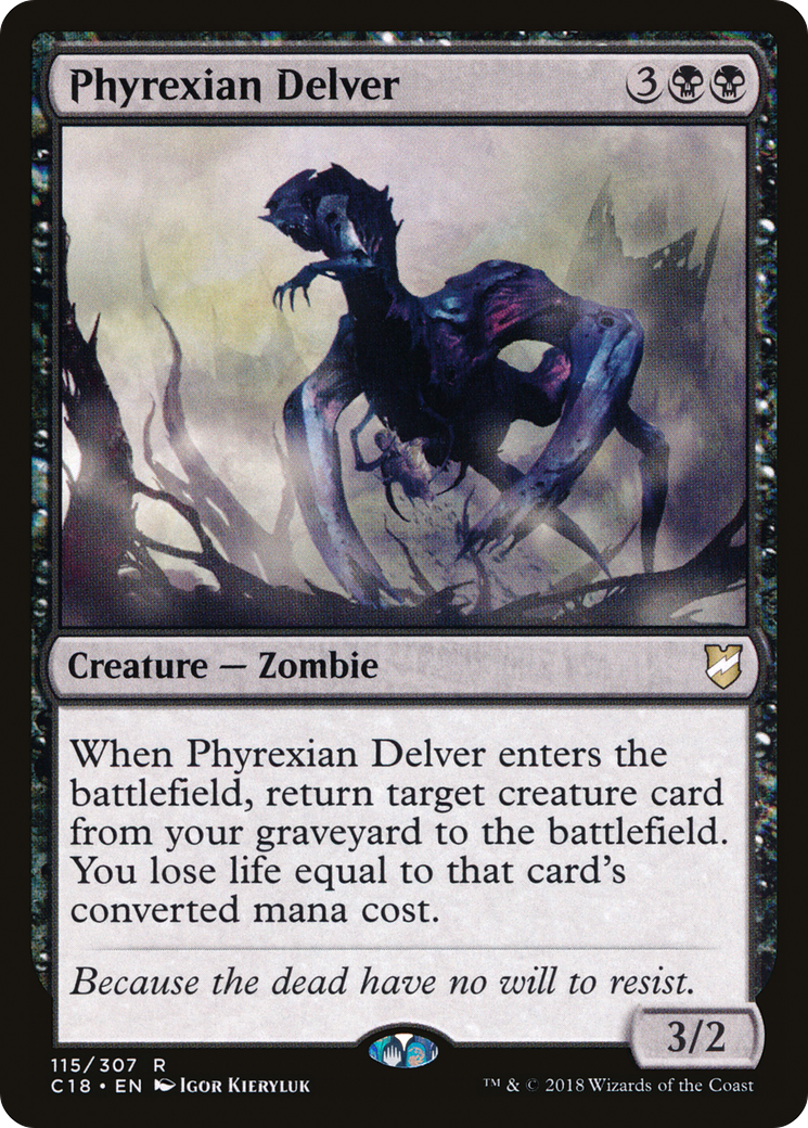 Phyrexian Delver [Commander 2018] | Silver Goblin