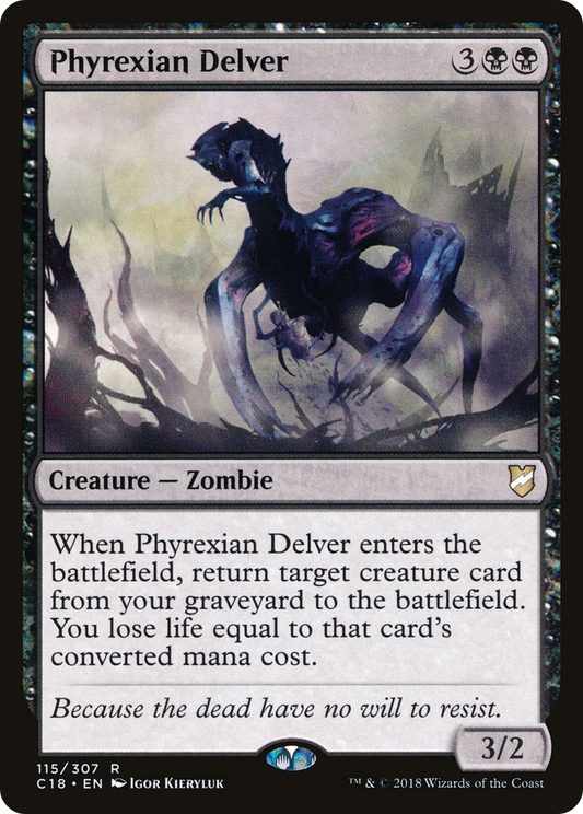 Phyrexian Delver (115) - Commander 2018