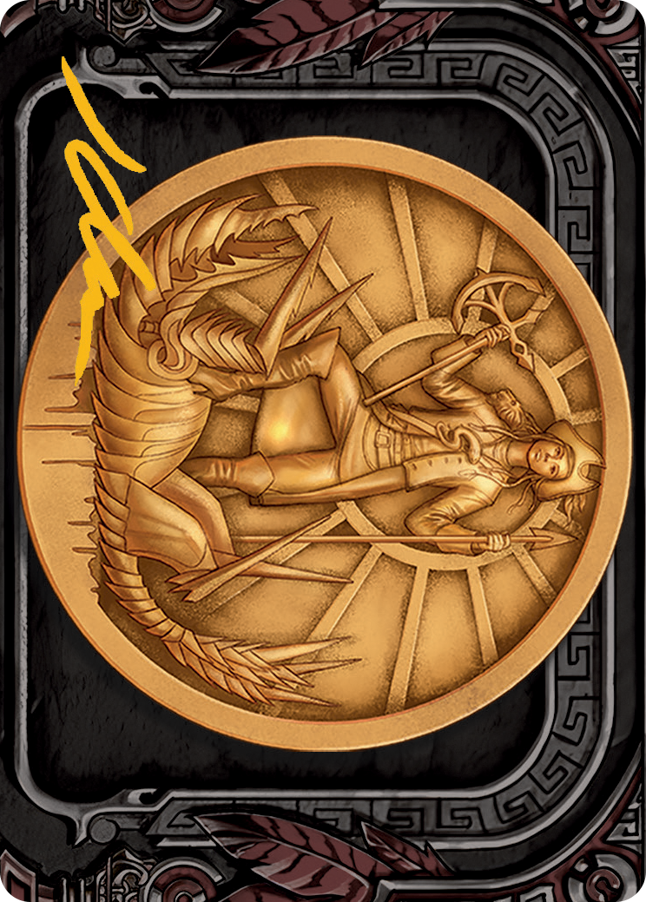 Captain Lannery Storm Art Card (Gold-Stamped Signature) [March of the Machine Art Series] Foil