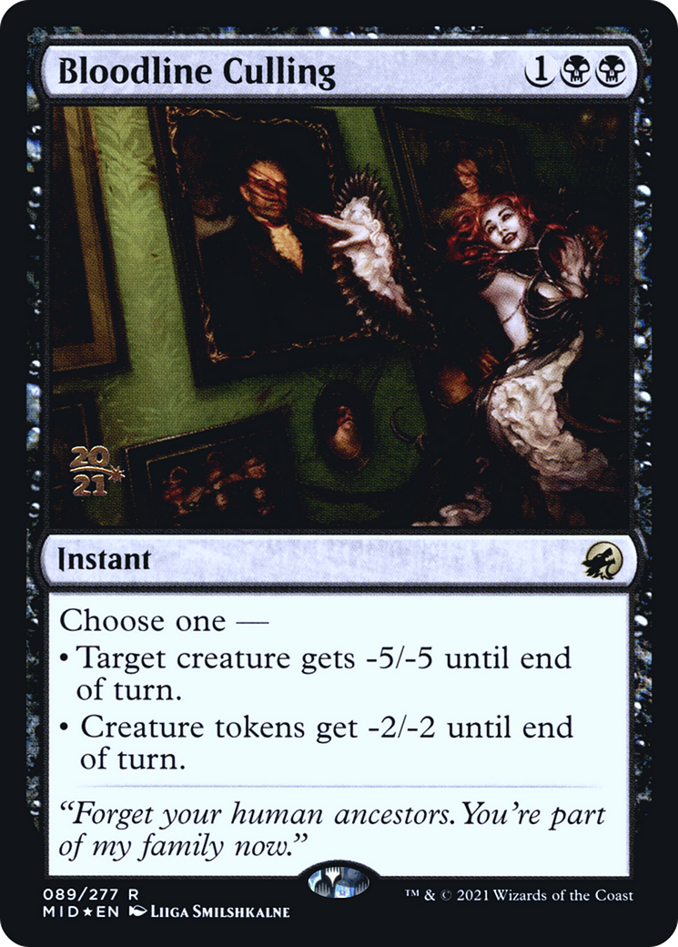Bloodline Culling (089) Foil - Innistrad: Midnight Hunt Promos