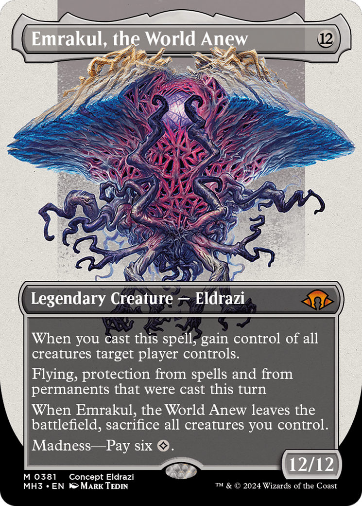 Emrakul, the World Anew (Borderless) (381) Foil - Modern Horizons 3