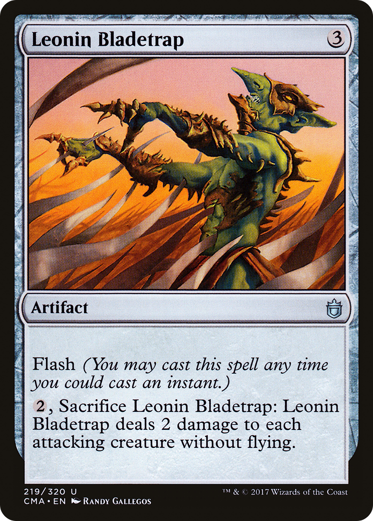 Leonin Bladetrap (219) - Commander Anthology
