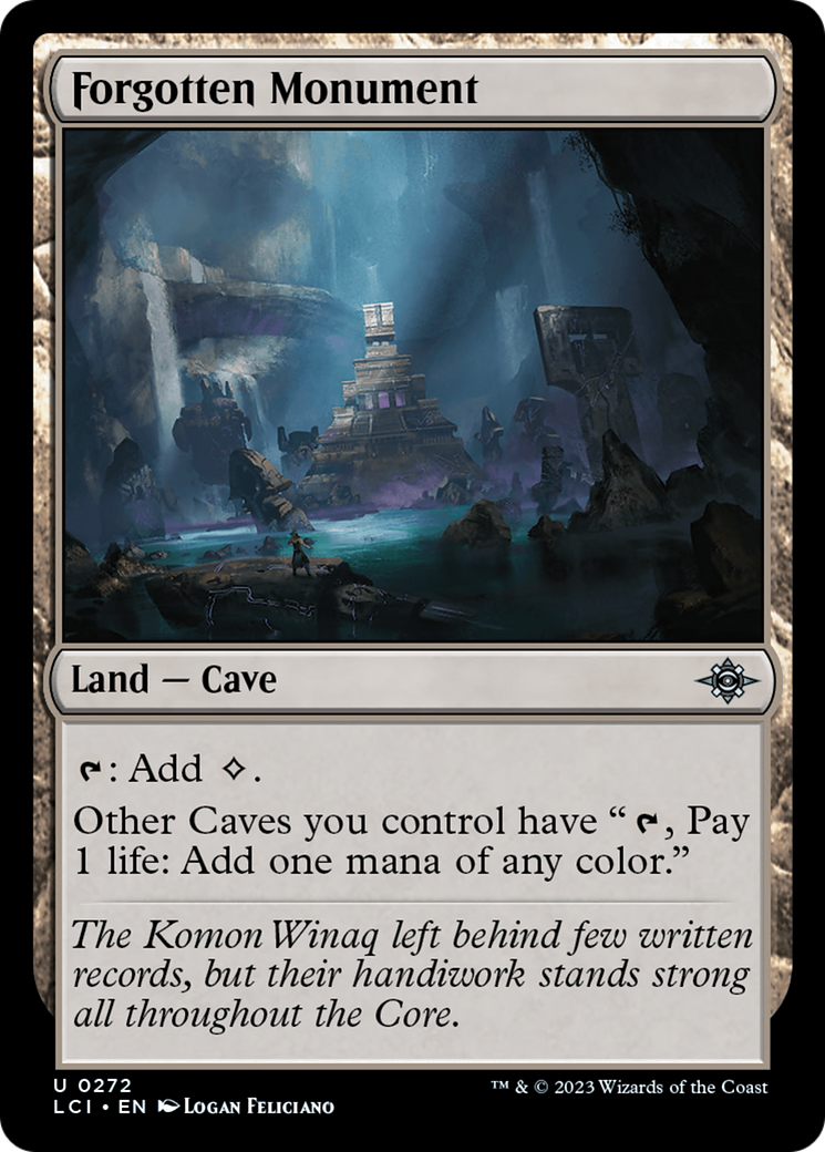 Forgotten Monument (272) Foil - The Lost Caverns of Ixalan