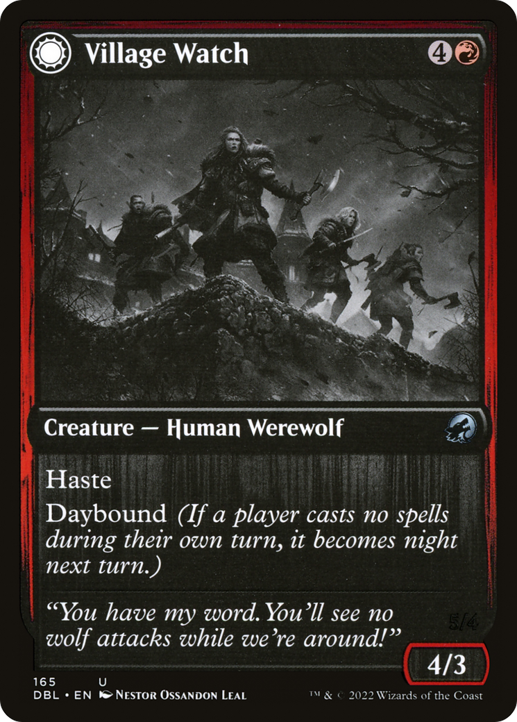Village Watch // Village Reavers (165) - Innistrad: Double Feature