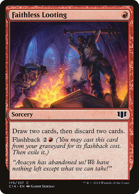 Faithless Looting (175) - Commander 2014