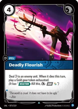 Deadly Flourish (073) - Unleashed
