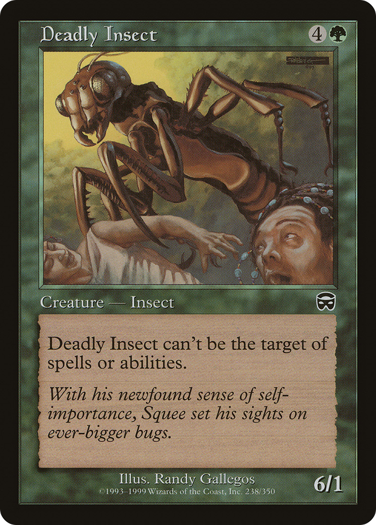 Deadly Insect (238) Foil - Mercadian Masques